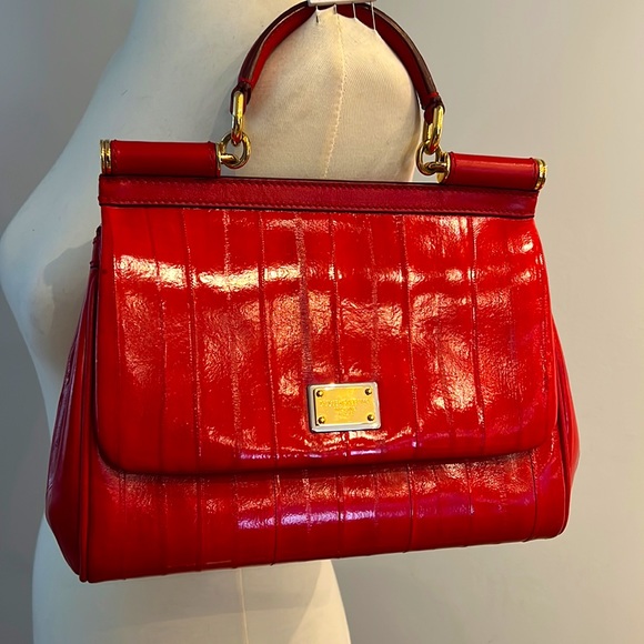 Dolce & Gabbana Handbags - New Dolce&Gabanna Authenticity cards included  Sicily Bag Red Leather